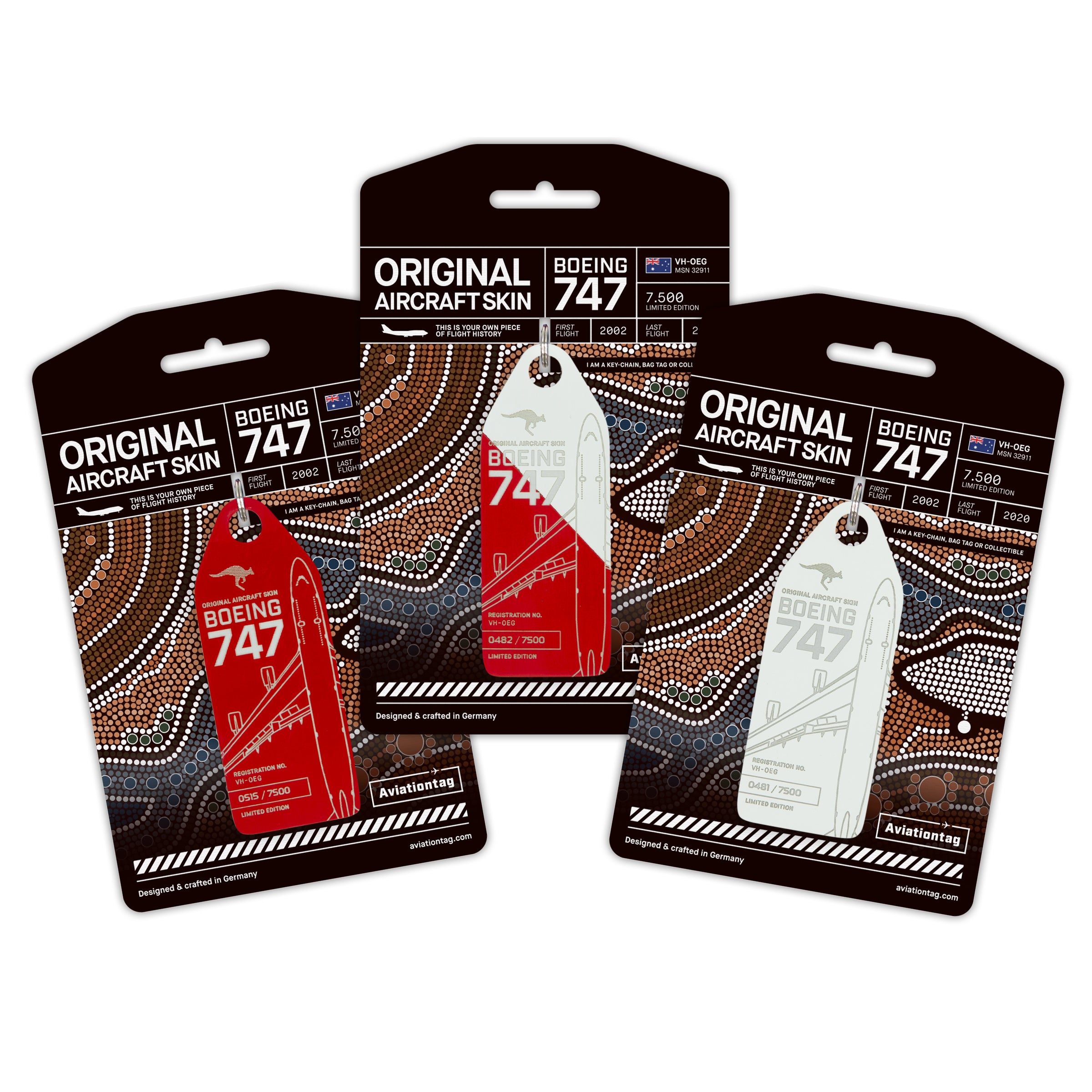 The Aviationtag Qantas Boeing 747-400ER VH-OEG Collection
