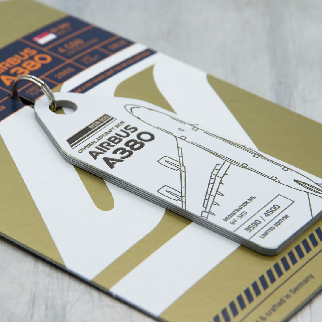 Aviationtag Airbus A380 9V-SKD Glare Edition ex Singapore Airlines Mood