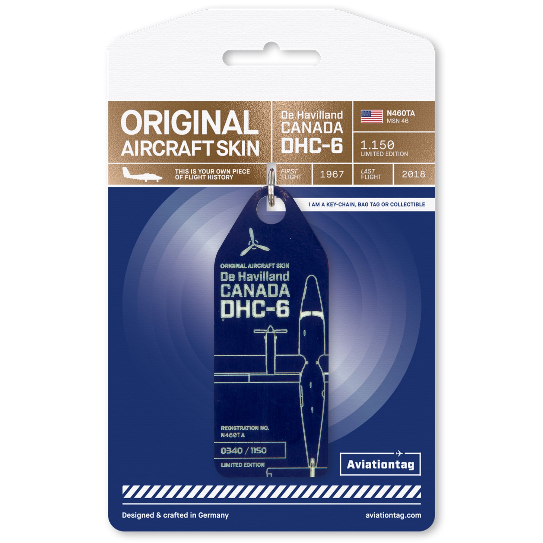 Aviationtag DHC DASH6 ネイビー Aviationtag DHC DASH6 ネイビー 【公式通販】