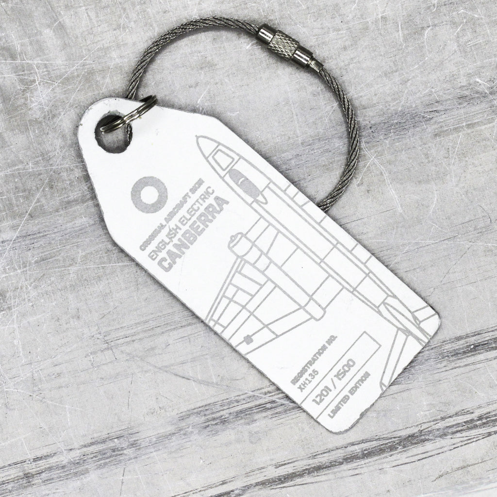 Aircraft Skin Tags | English Electric Canberra PR.9 XH135