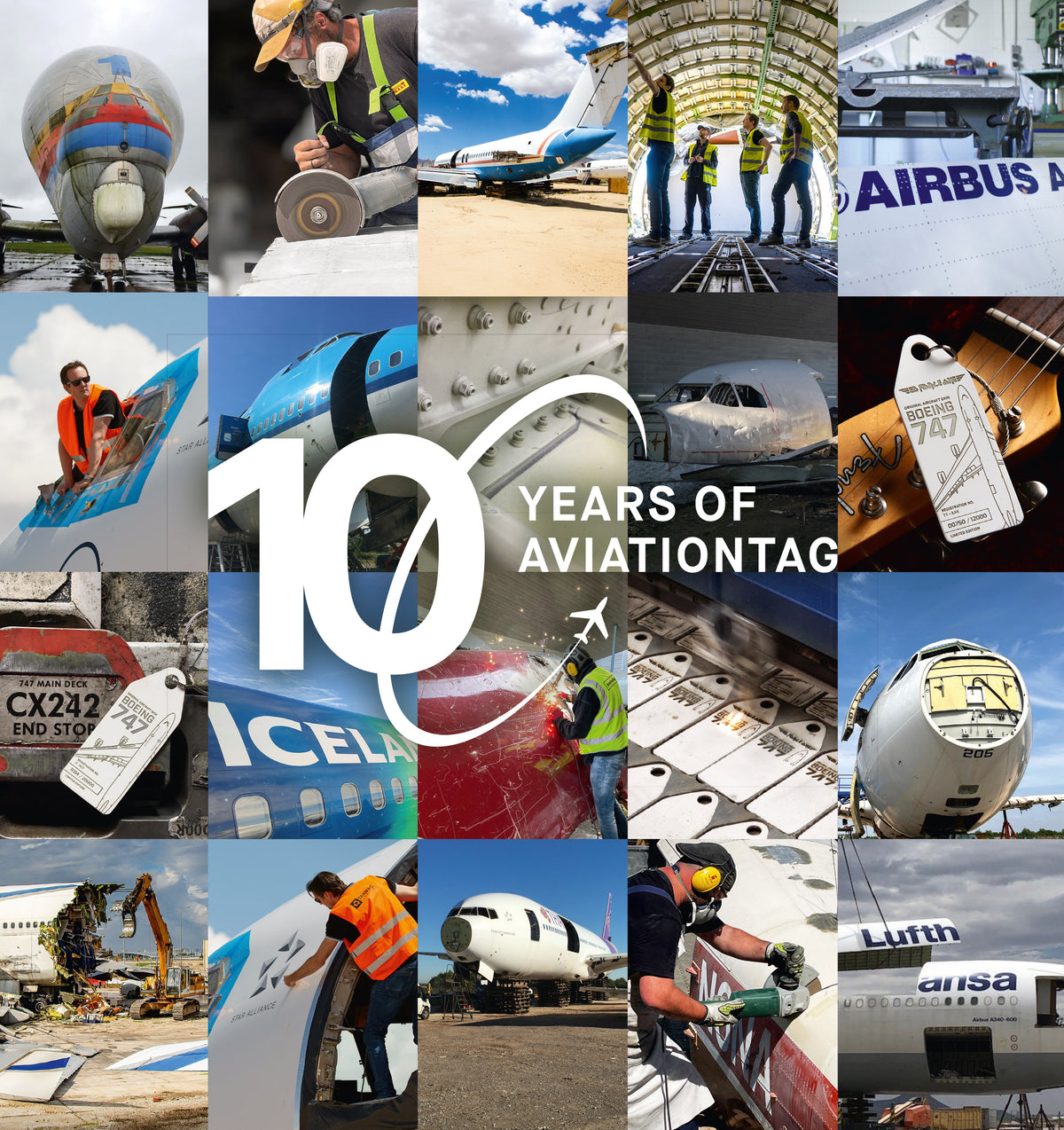 Aviationtag Anniversary 10 Years Mobile Banner