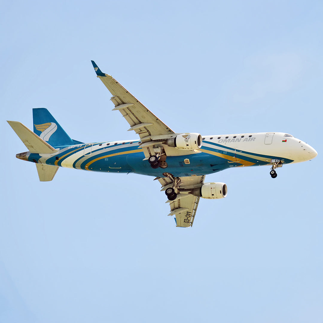 Aviationtag Embraer E175 A4O-EA Oman Air aircraft in the air 