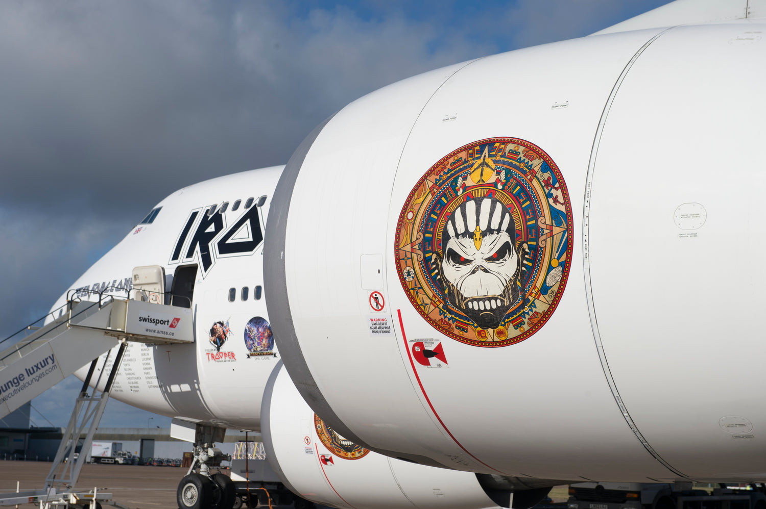 Iron Maiden und die Boeing 747: Ed Force One bei Aviationtag