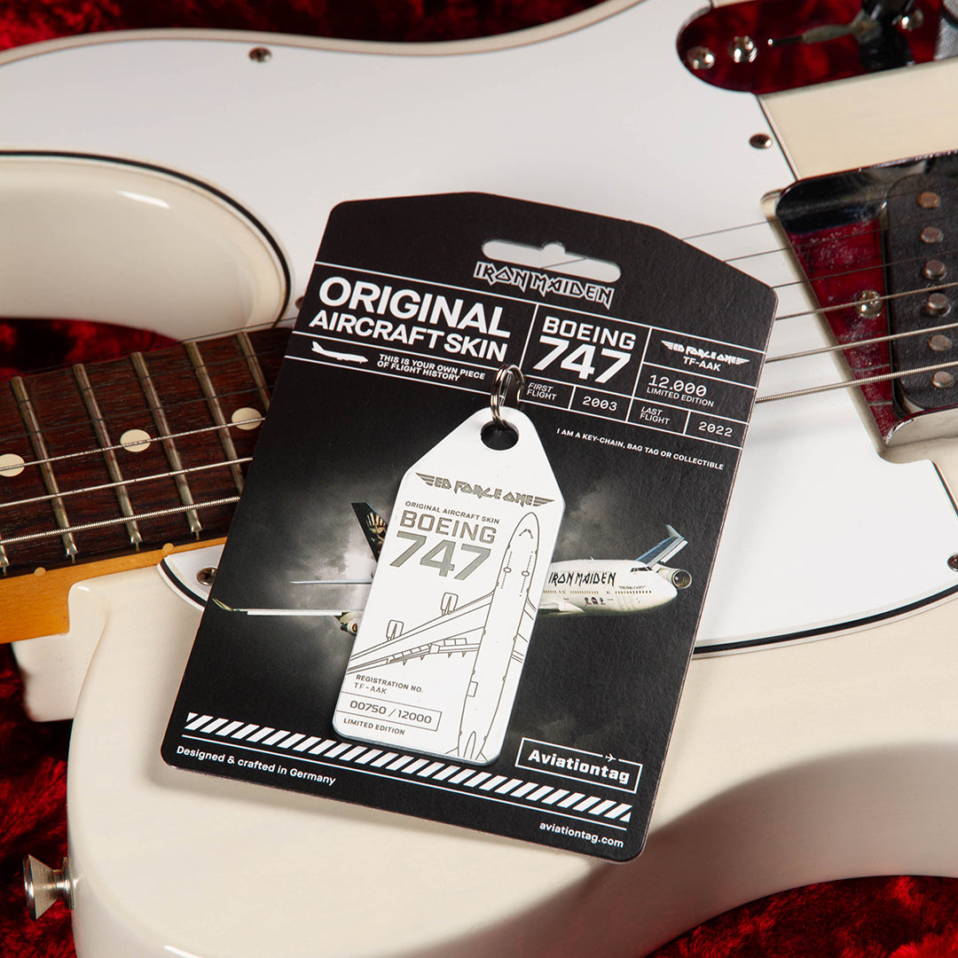 Aviationtag x Iron Maiden: Ed Force One White – Boeing 747
