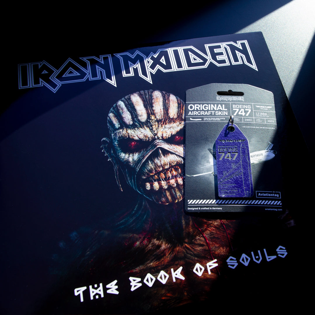Aviationtag x Iron Maiden: Ed Force One Blue – Boeing 747