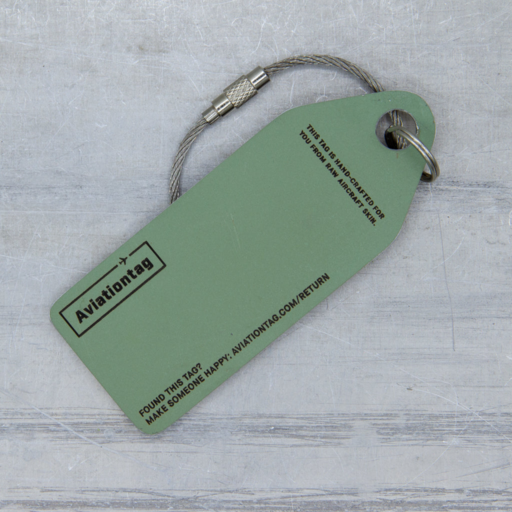 Aviationtag x Etihad Edition: Airbus A380 A6-APA Glare  aircraft tag backside