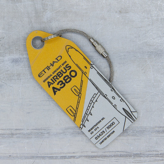 Etihad Airbus A380 - A6-APA Glare Random