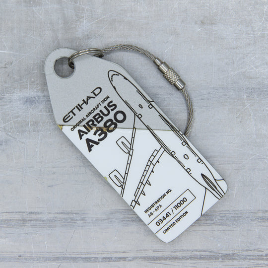 Etihad Airbus A380 - A6-APA Glare Random