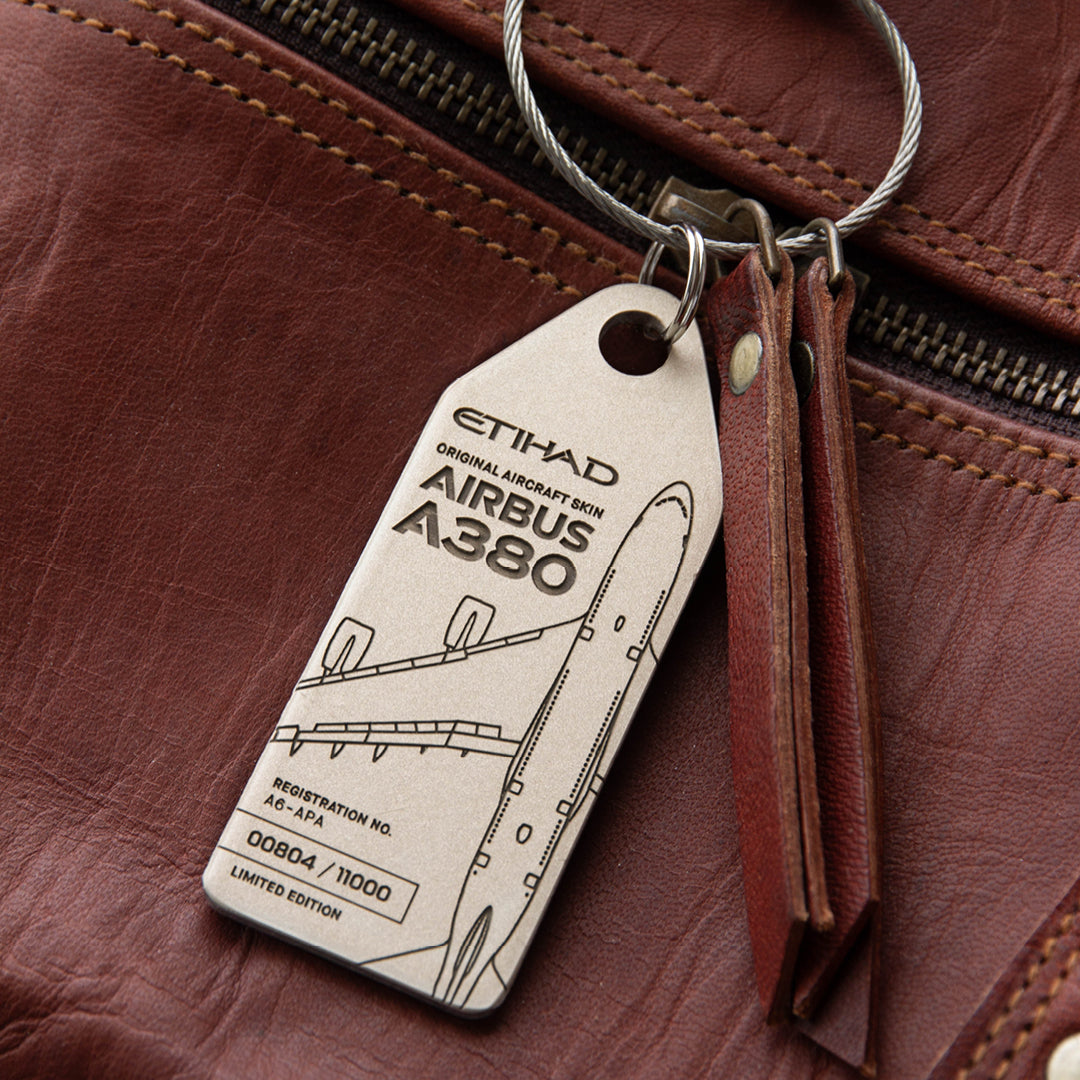 Etihad × Aviationtag: A380 A6-APA Aircraft Tag