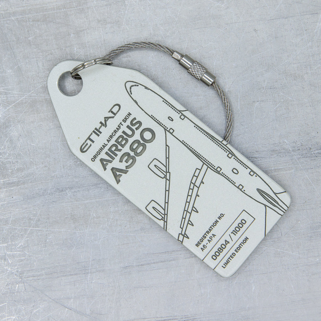 Etihad × Aviationtag: A380 A6-APA Aircraft Tag