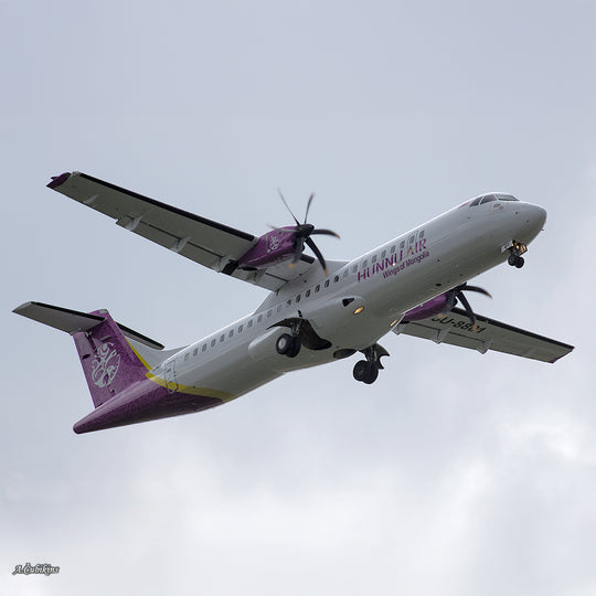 Hunnu Air ATR 72 2-JUCE aka JU-8801 up in the air - Aviationtag