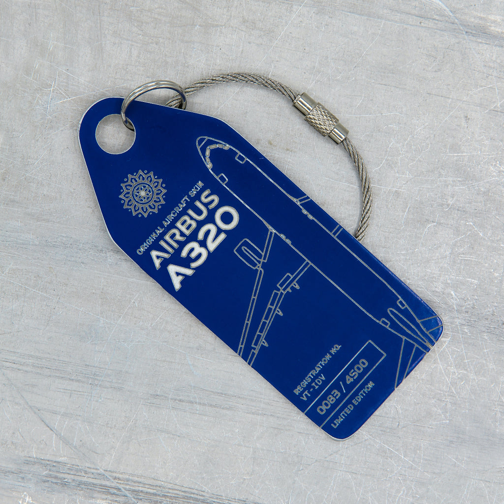 Airbus A320 VT-IDV Edition Dark Blue - Aviationtag