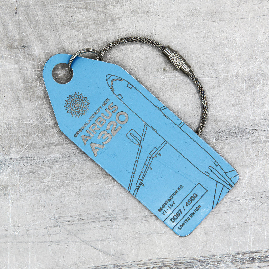 Airbus A320 VT-IDV Edition Lightblue - Aviationtag