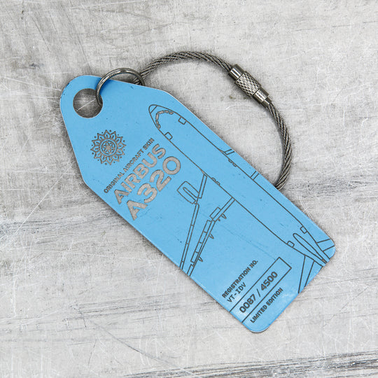 Airbus A320 VT-IDV Edition Lightblue - Aviationtag
