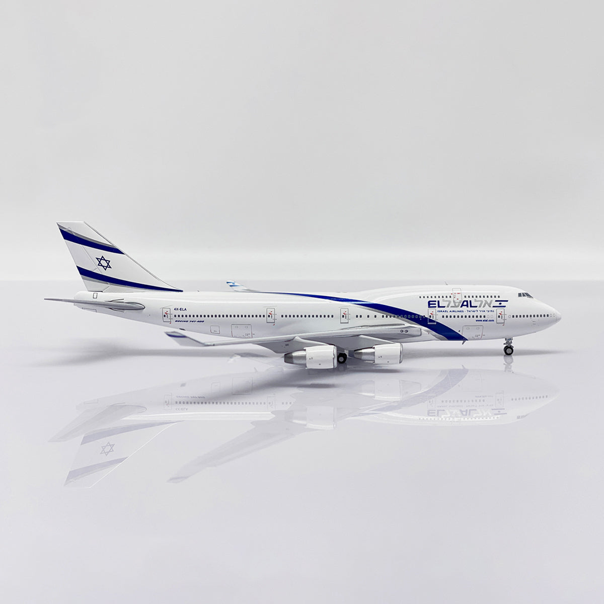 JC Wings X Aviationtag El Al Boeing 747 4X-ELA 1:400