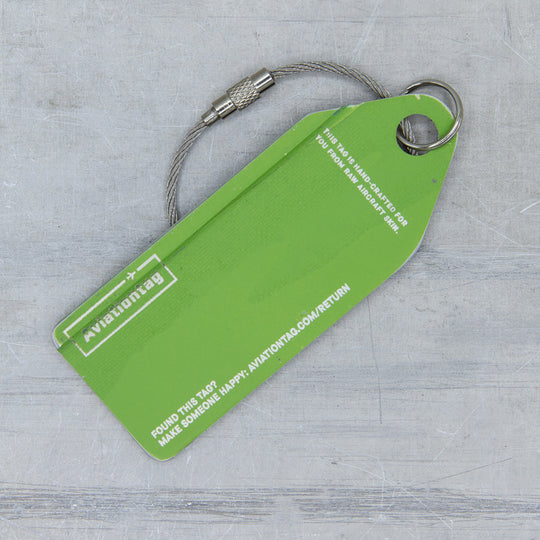 Aviationtag x Kalitta Air Boeing 747-200F Aircraft Tag Edition Backside