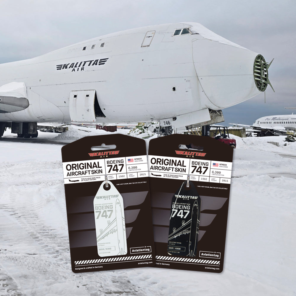 Schlüsselanhänger Aus Echtem Flugzeugmaterial | Aviationtag