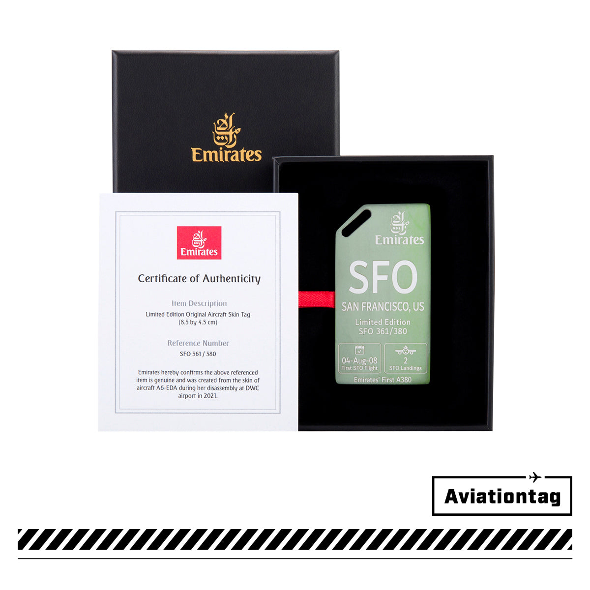 Emirates Airbus A380 Aircraft Skin Tags - Exclusive to Aviationtag !