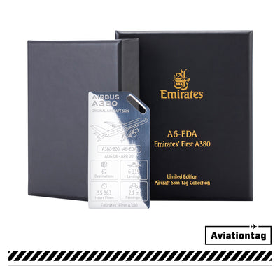 Aviationtag Exclusive: Emirates 1st Airbus A380 Aircradt Skin Tag Edition