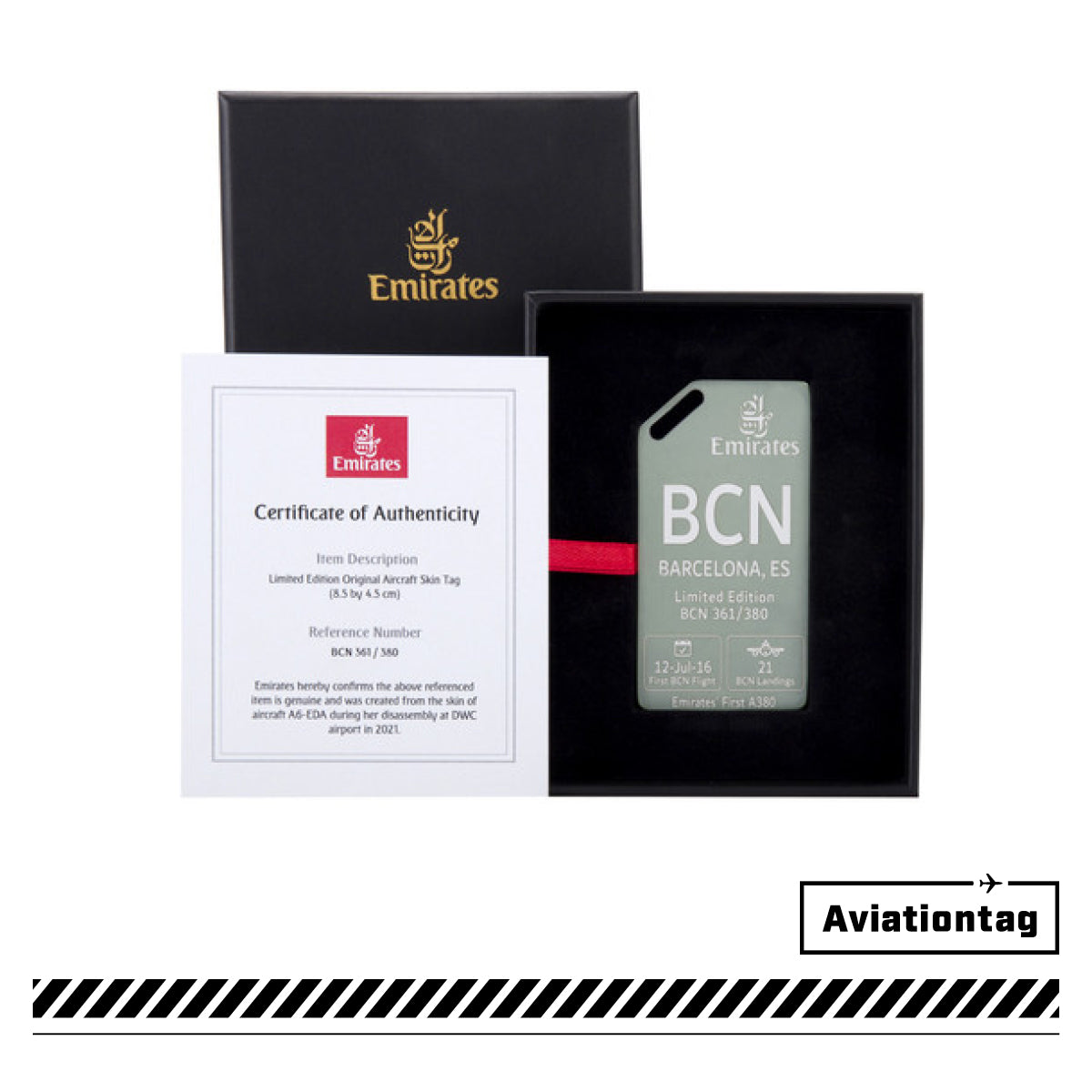 Emirates Airbus A380 Aircraft Skin Tags - Exclusive to Aviationtag !
