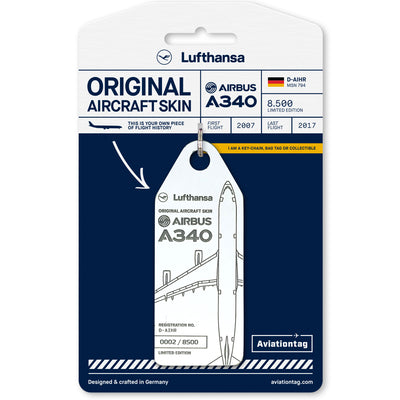 Lufthansa Airbus A340 - D-AIHR - Aviationtag