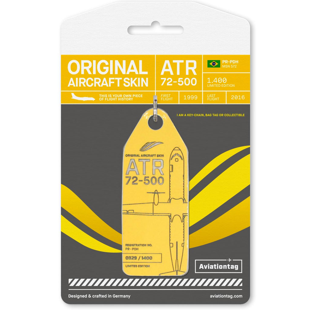 ATR 72 - PR-PDH Schlüsselanhänger Gelb online kaufen – Aviationtag