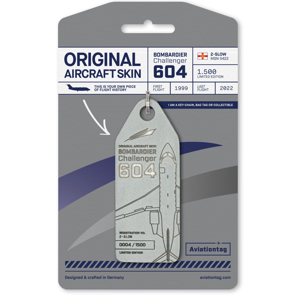 Bombardier Challenger 604 - 2-SLOW Grau kaufen – Aviationtag