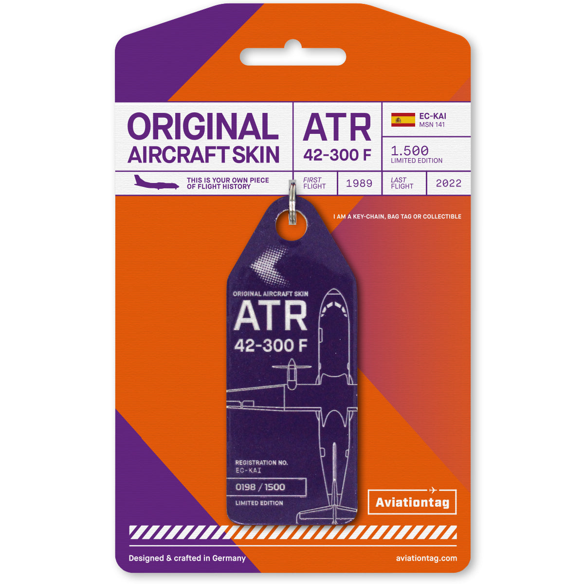 Aviationtag Edition FedEx ATR42 EC-KAI