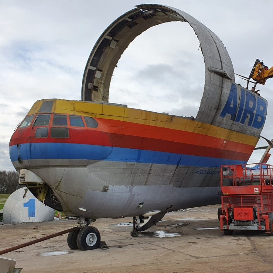 Original Aircraft Skin Tag | Aero Spacelines Super Guppy