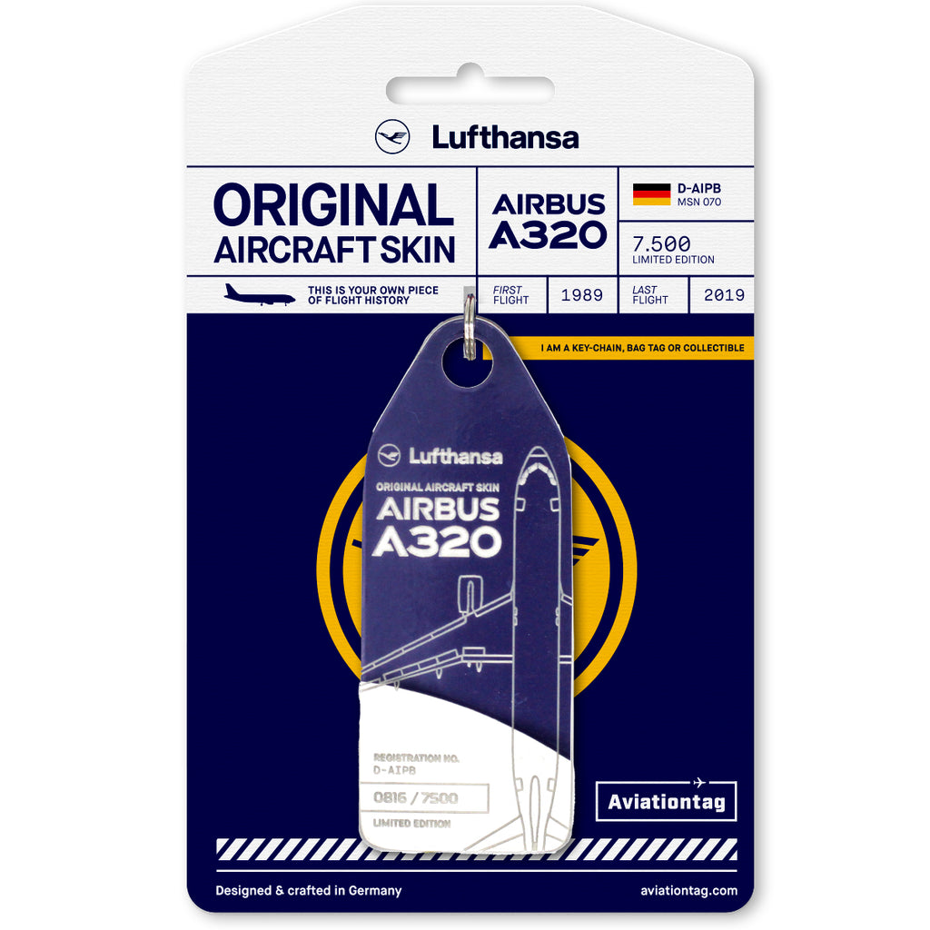 Lufthansa Airbus A320 - D-AIPB Blau/Weiß kaufen – Aviationtag Lufthansa Airbus A320 - D-AIPB Blau/Weiß kaufen – Aviationtag