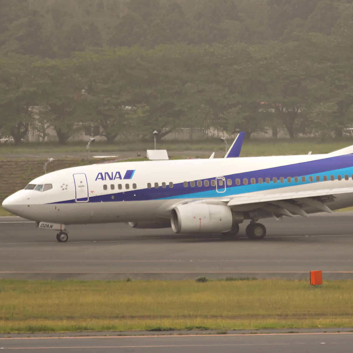 Boeing 737 - JA02AN Schlüsselanhänger Blau kaufen – Aviationtag