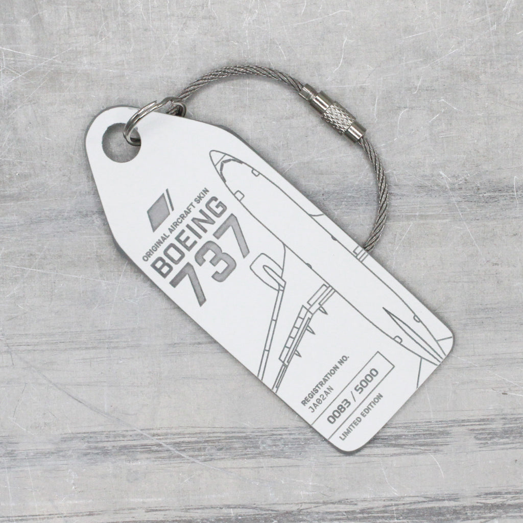 Boeing 737 - JA02AN Schlüsselanhänger Weiß kaufen – Aviationtag