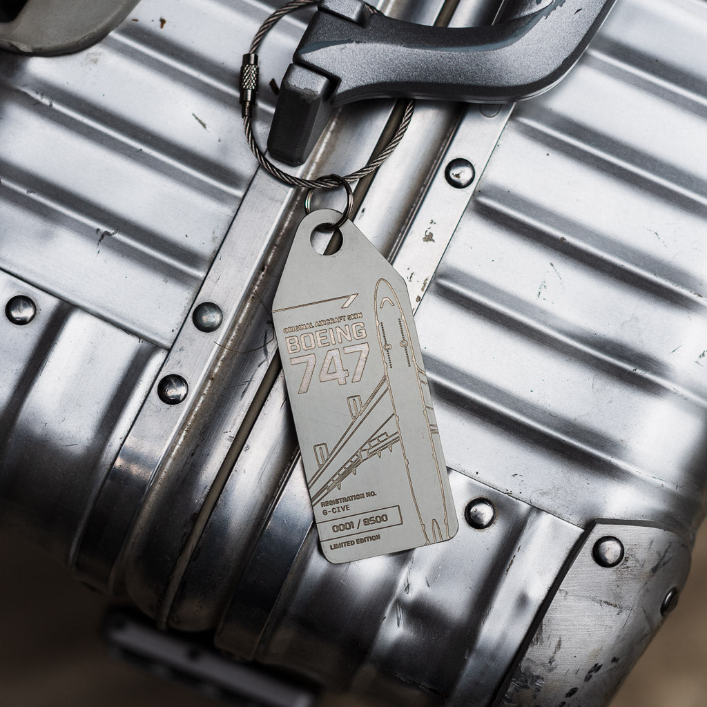 Boeing 747 - G-CIVE Schlüsselanhänger Weiß kaufen – Aviationtag