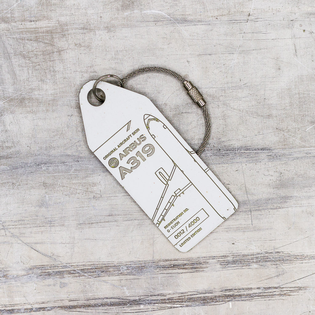 Airbus A319 - G-EUOH Schlüsselanhänger Weiß kaufen – Aviationtag