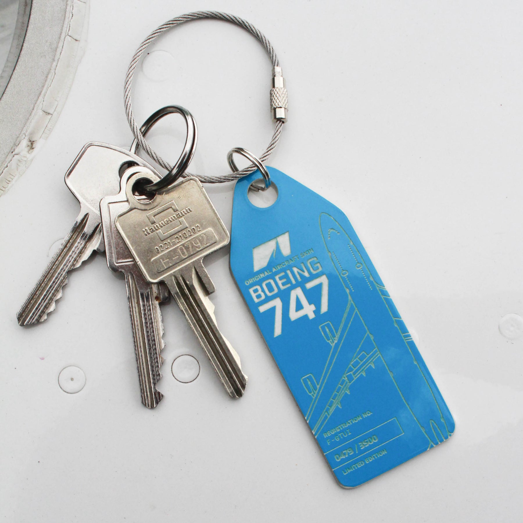 コルセール航空 Aviationtag B747 ホワイト コルセール航空 Aviationtag B747 ホワイト