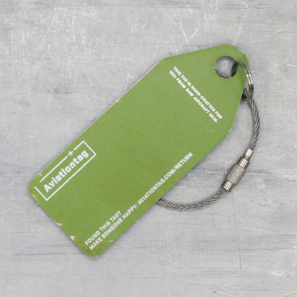 Aviation Skin Tags | Boeing 747 F-GTUI Keychain | Aviationtag