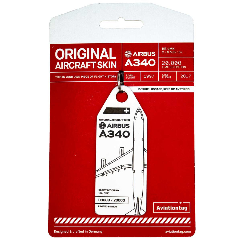 LX Swiss A340-300 Aviationtag ロゴカット Swiss Billboard A340-300s – DRAW Decal