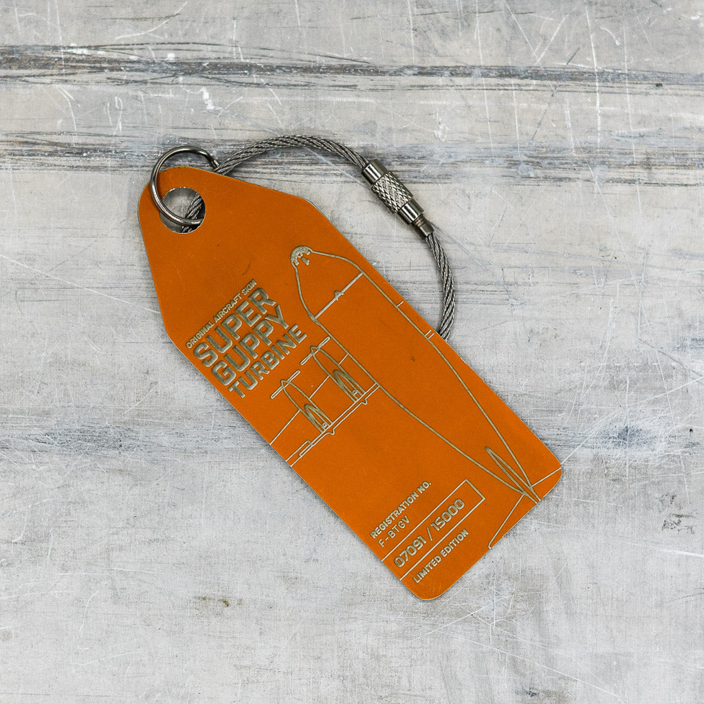 スーパーグッピー Aviationtag 黄色 Aviation Yellow Tag | Aero Spacelines Super Guppy Turbines F
