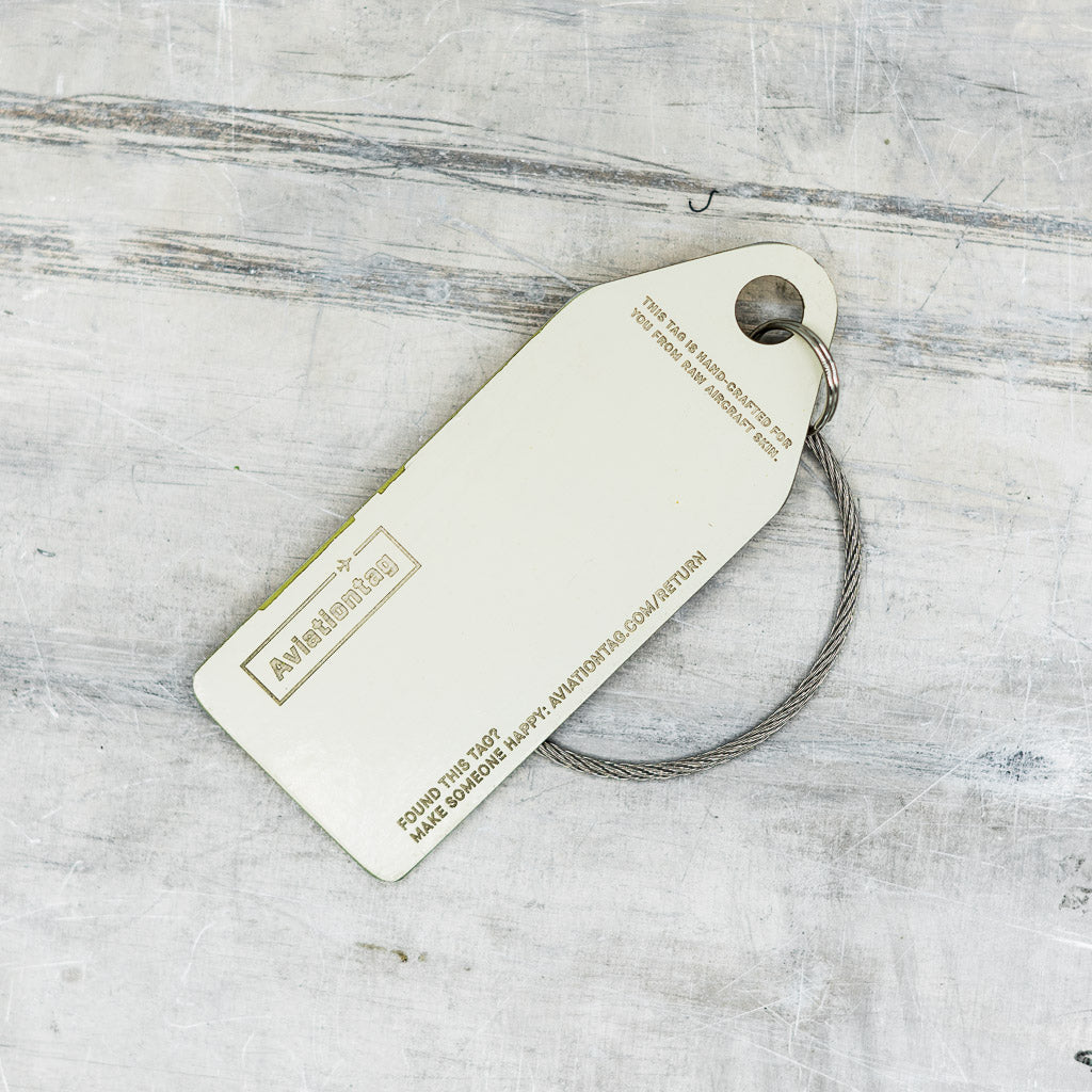 Aviationtag DHL Boeing 757 Keychain – Real Aircraft Skin