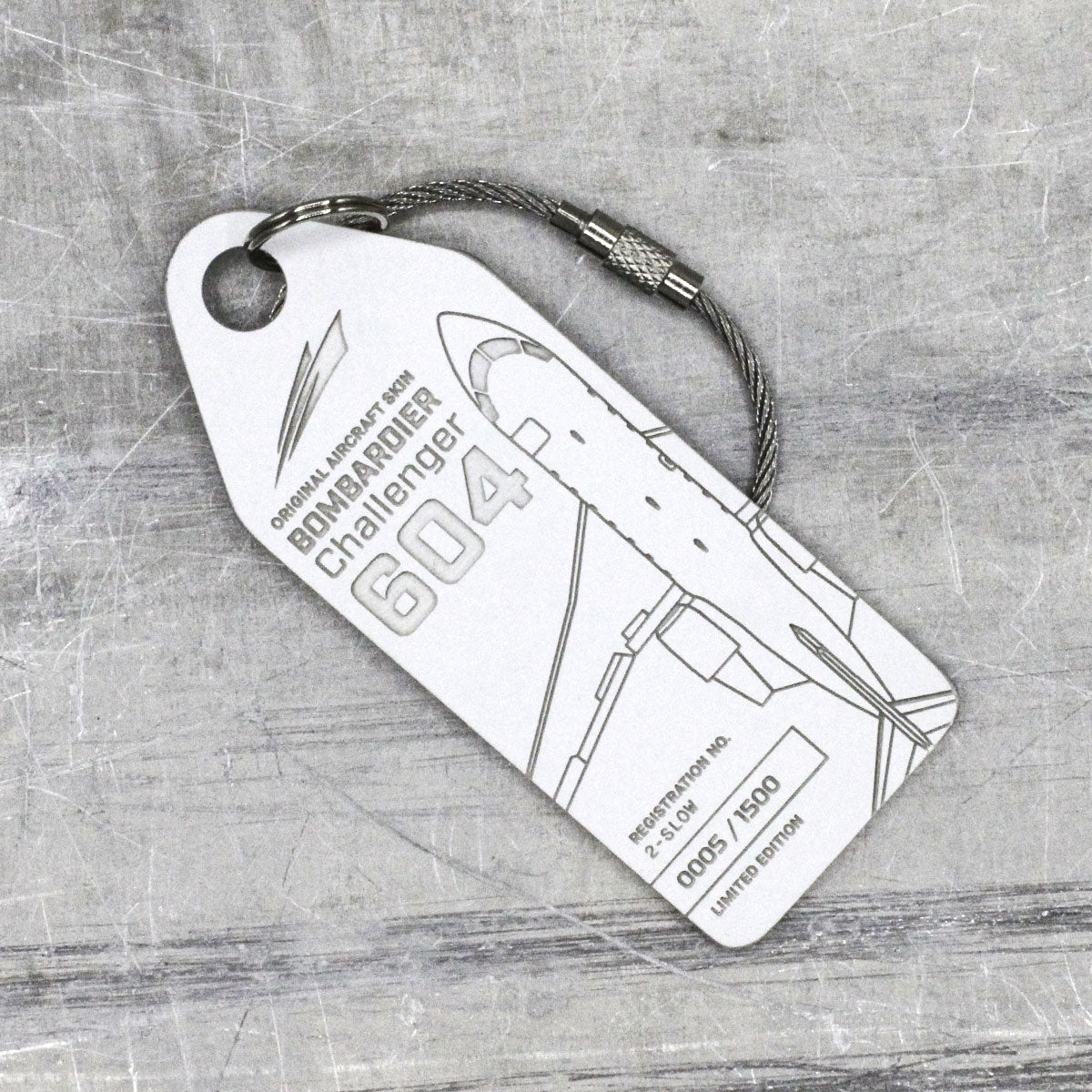 Airplane Skin Tags | Bombardier Challenger 604 2-SLOW Edition