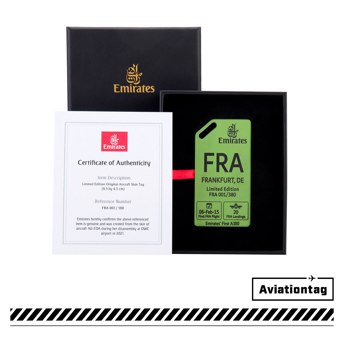 Aviationtag Exclusive: Emirates Airbus A380 A6-EDA Skin Tag Edition