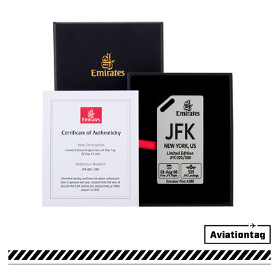 Aviationtag Exclusive: Emirates Airbus A380 A6-EDA Skin Tag Edition