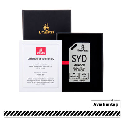 Aviationtag Exclusive: Emirates Airbus A380 A6-EDA Skin Tag Edition