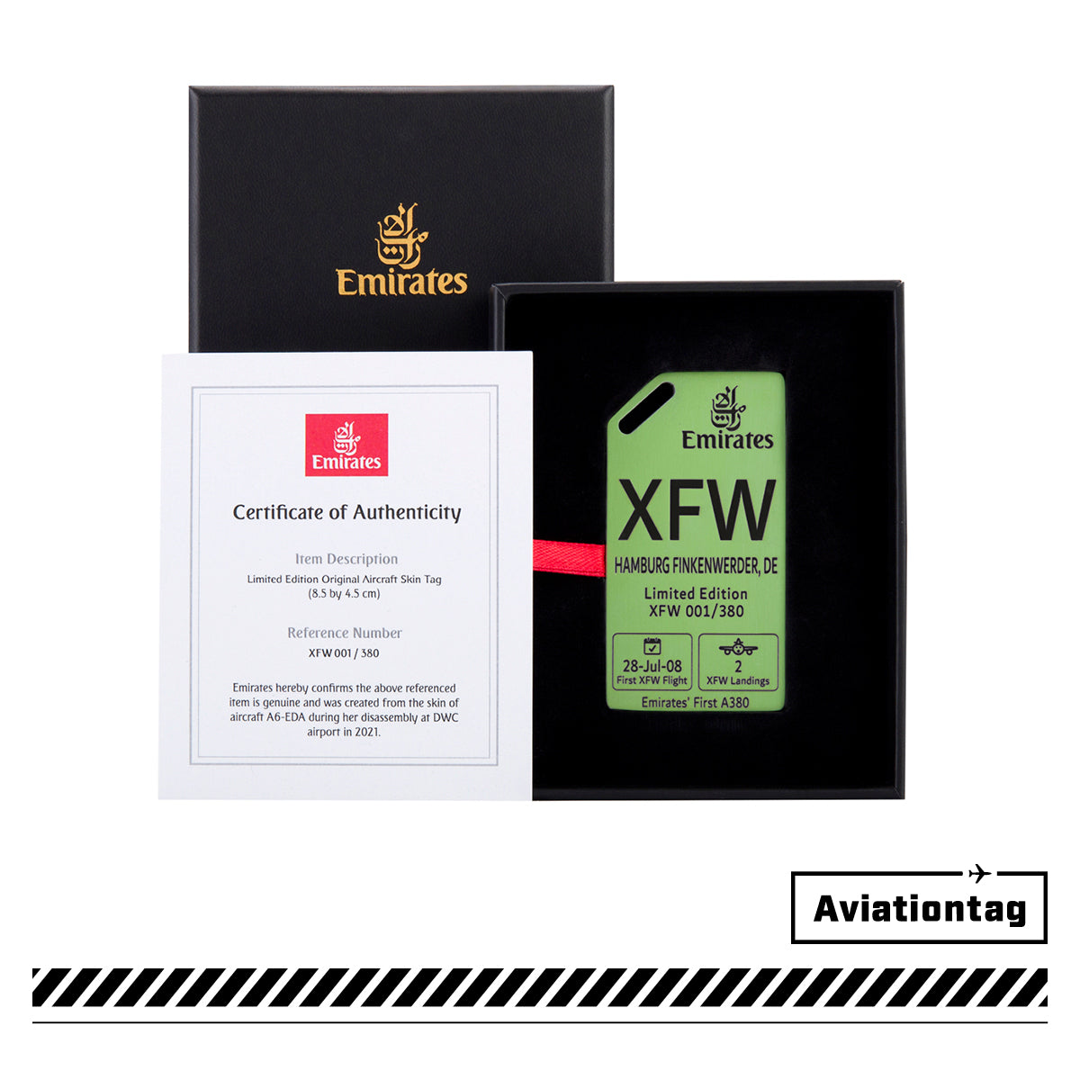 Aviationtag Exclusive: Emirates Airbus A380 A6-EDA Skin Tag Edition