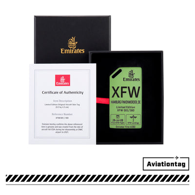 Aviationtag Exclusive: Emirates Airbus A380 A6-EDA Skin Tag Edition